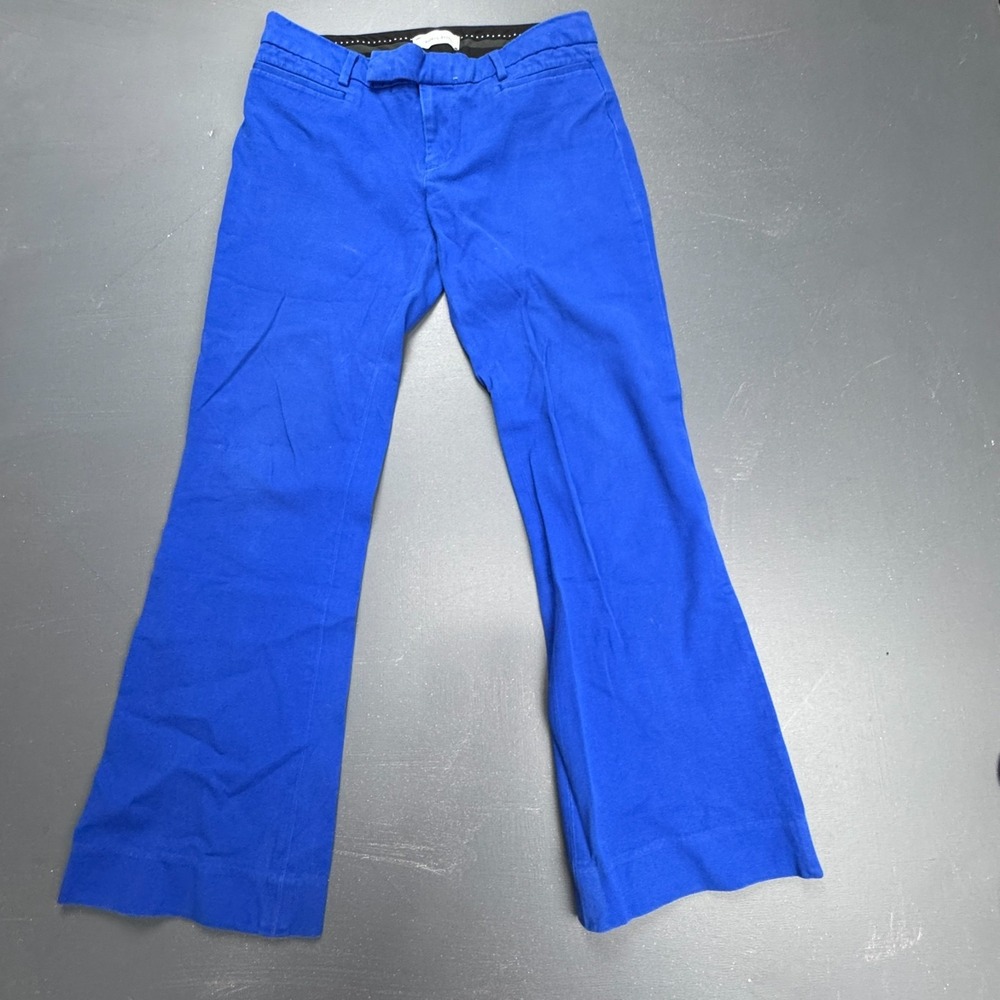 GAP Modern Boot Pants Women's Size 4 Blue Two-Way Stretch Flare Trouser Business